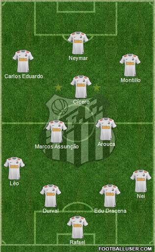 Santos FC Formation 2013