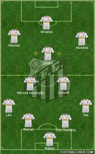 Santos FC Formation 2013