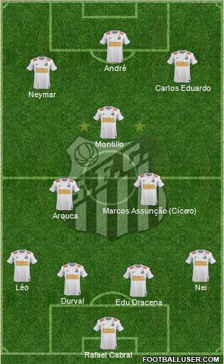 Santos FC Formation 2013