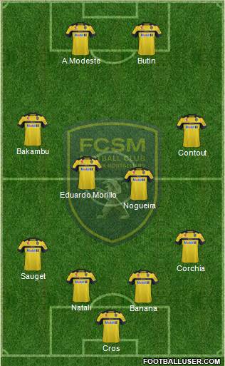 FC Sochaux-Montbéliard Formation 2013