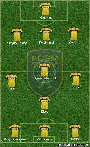 FC Sochaux-Montbéliard Formation 2013