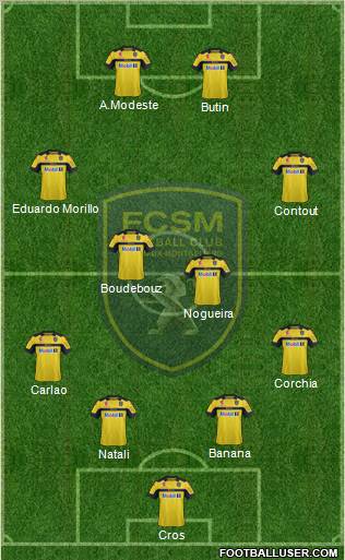 FC Sochaux-Montbéliard Formation 2013