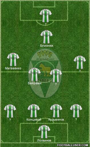 FC Gomel Formation 2013