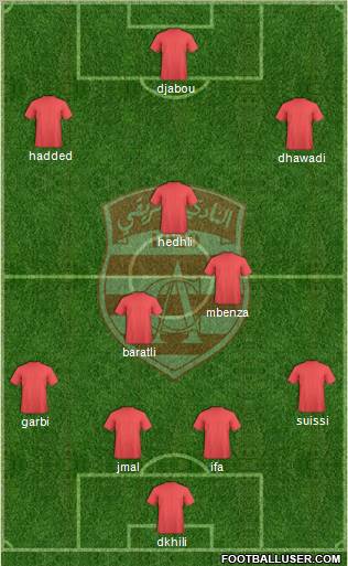 Club Africain Tunis Formation 2013