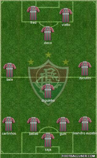 Fluminense FC Formation 2013