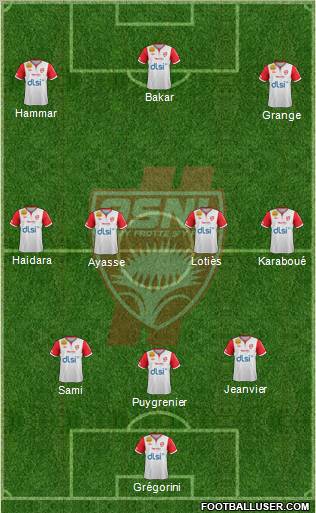 A.S. Nancy Lorraine Formation 2013