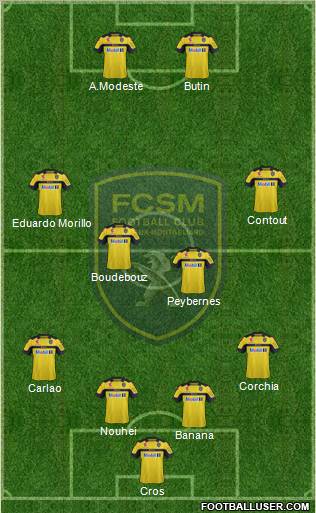 FC Sochaux-Montbéliard Formation 2013