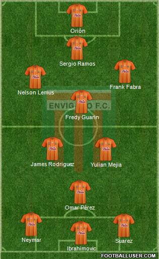 CD Envigado FC Formation 2013