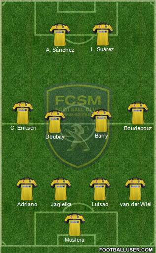 FC Sochaux-Montbéliard Formation 2013