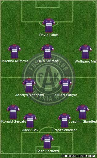 FK Austria Wien Formation 2013