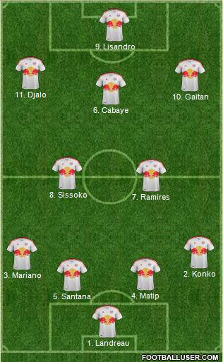 New York Red Bulls Formation 2013