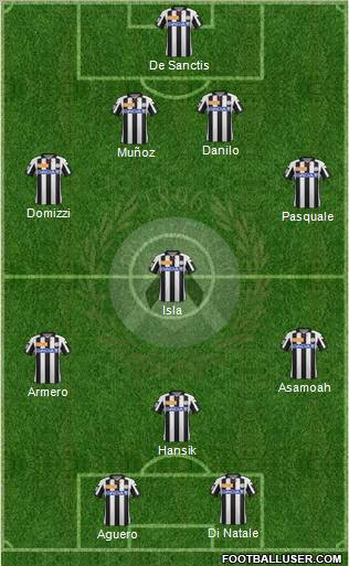 Udinese Formation 2013