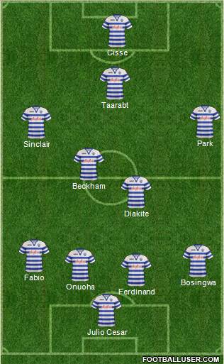 Queens Park Rangers Formation 2013