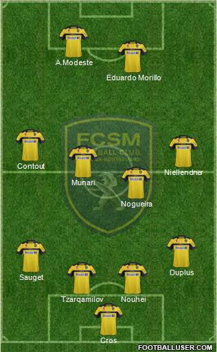 FC Sochaux-Montbéliard Formation 2013