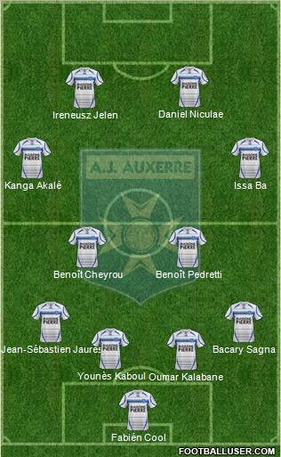 A.J. Auxerre Formation 2013