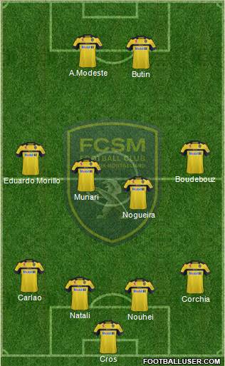 FC Sochaux-Montbéliard Formation 2013