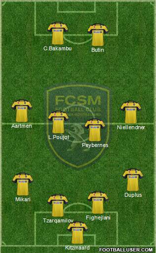 FC Sochaux-Montbéliard Formation 2013