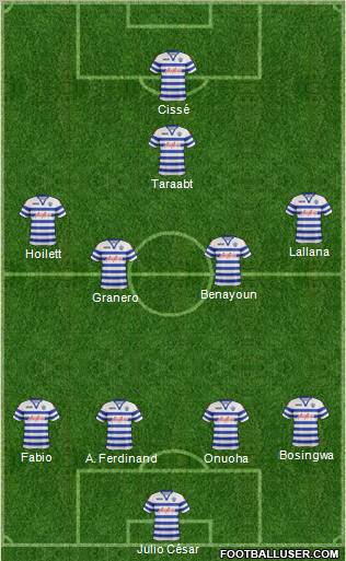 Queens Park Rangers Formation 2013