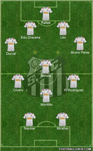 Santos FC Formation 2013