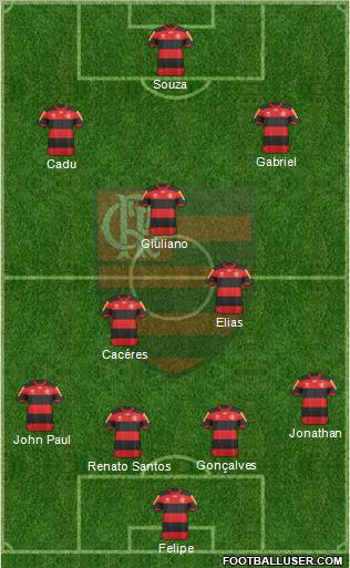 CR Flamengo Formation 2013