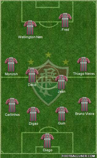 Fluminense FC Formation 2013