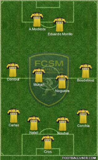 FC Sochaux-Montbéliard Formation 2013