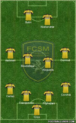 FC Sochaux-Montbéliard Formation 2013