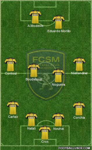 FC Sochaux-Montbéliard Formation 2013