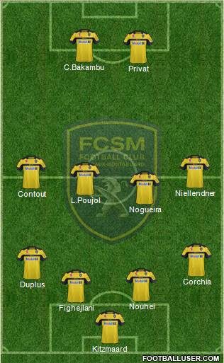 FC Sochaux-Montbéliard Formation 2013