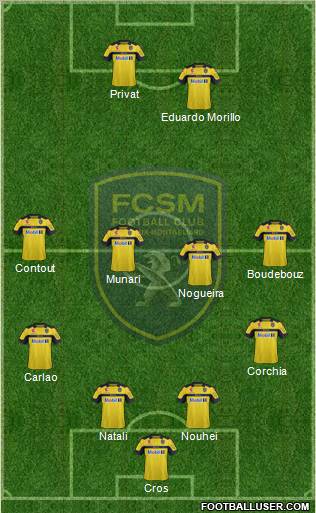 FC Sochaux-Montbéliard Formation 2013