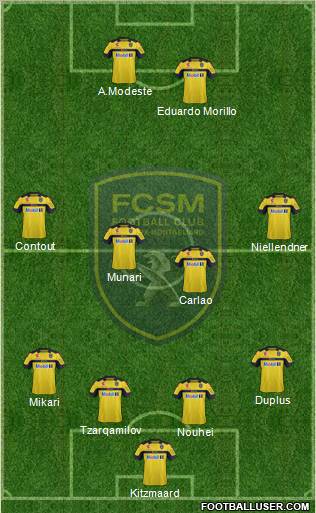 FC Sochaux-Montbéliard Formation 2013