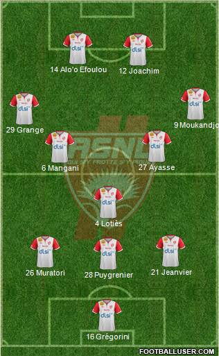 A.S. Nancy Lorraine Formation 2013