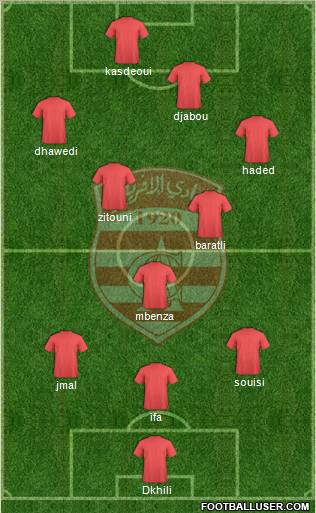 Club Africain Tunis Formation 2013