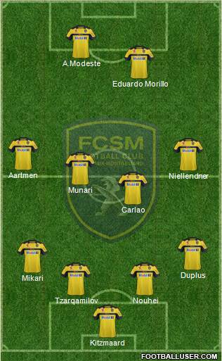 FC Sochaux-Montbéliard Formation 2013