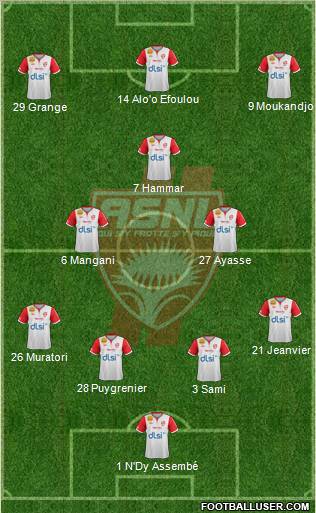 A.S. Nancy Lorraine Formation 2013