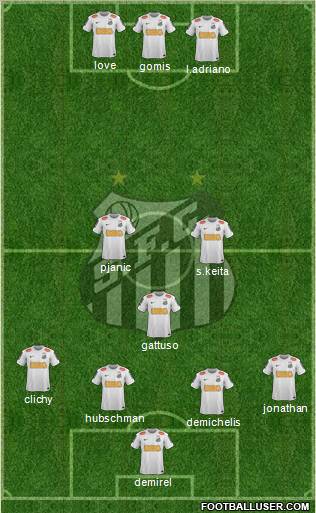 Santos FC Formation 2013