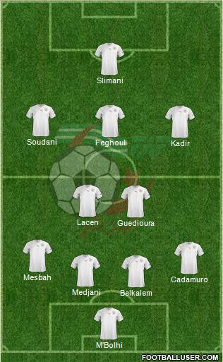 Algeria Formation 2013