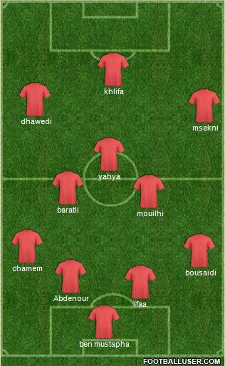 Tunisia Formation 2013