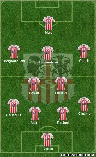 Athletic Club Ajaccien Football Formation 2013