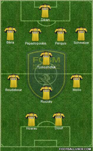 FC Sochaux-Montbéliard Formation 2013