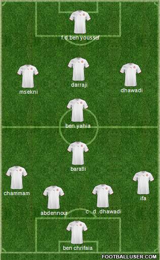 Tunisia Formation 2013