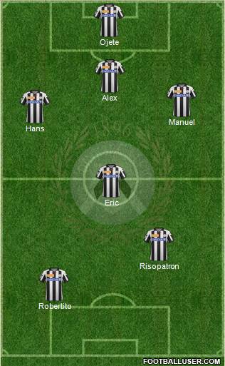 Udinese Formation 2013