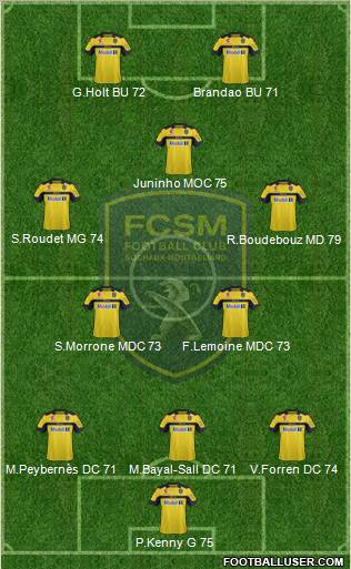 FC Sochaux-Montbéliard Formation 2013