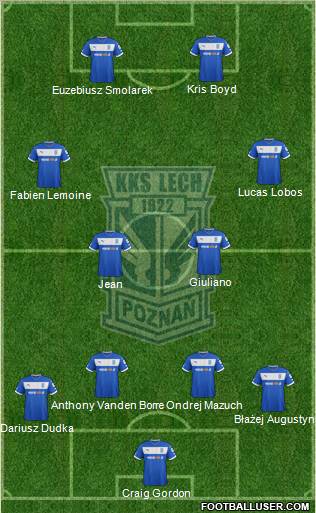 Lech Poznan Formation 2013