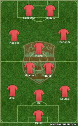 Club Africain Tunis Formation 2013