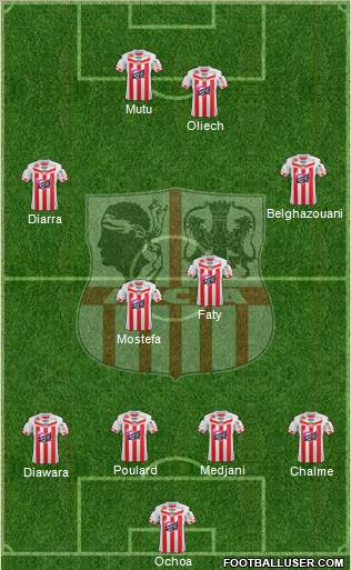 Athletic Club Ajaccien Football Formation 2013