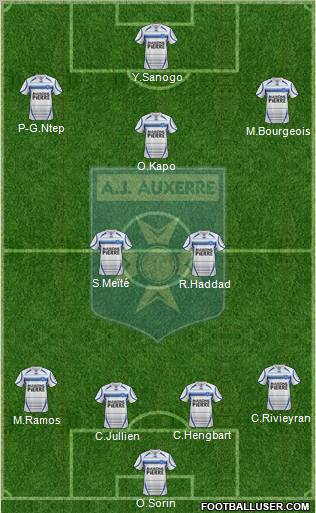 A.J. Auxerre Formation 2013