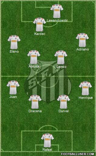 Santos FC Formation 2013