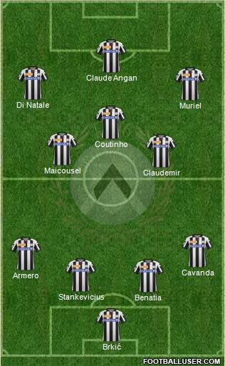 Udinese Formation 2013