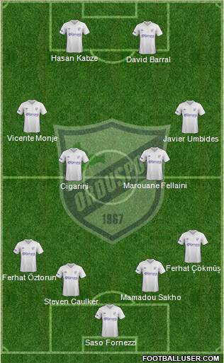 Orduspor Formation 2013